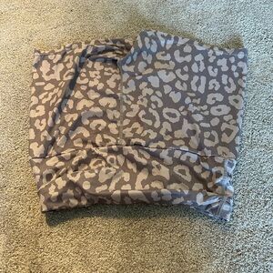 Leopard workout shorts